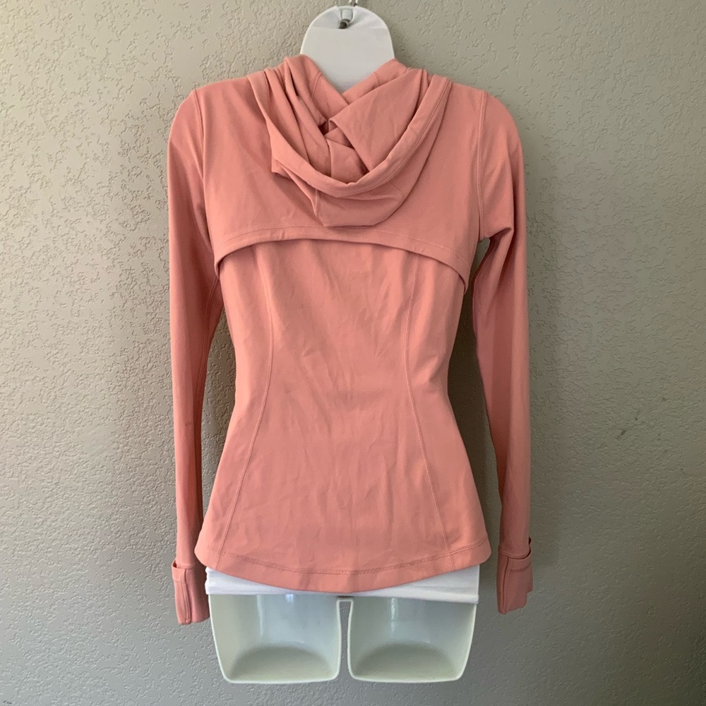 Lululemon Hooded Define Jacket Nulu Size 6 Pink Pastel - Picture 2 of 5